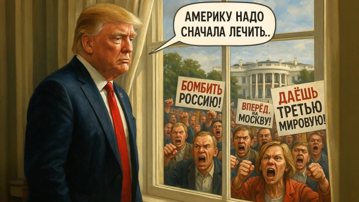 Пациент психиатра. Блогер Колясников высмеял Трампа после его слов о принуждении России закончить СВО