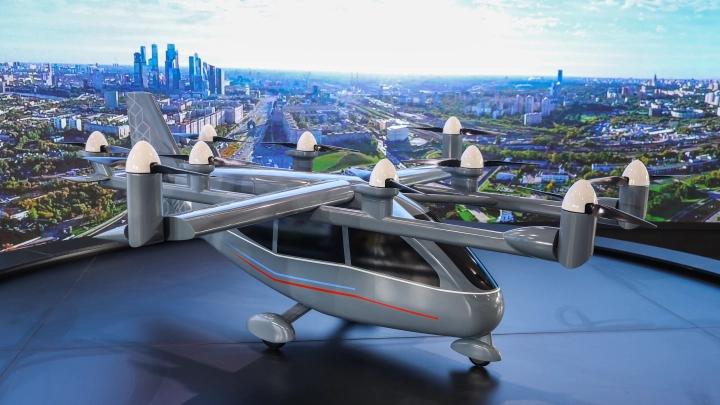 Два летающих автомобиля столкнулись в небе над Китаем: В сеть утекли кадры катастрофы