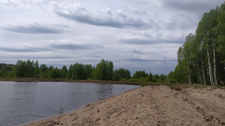 В Кузбассе мужчина едва не утонул при попытке переплыть пруд