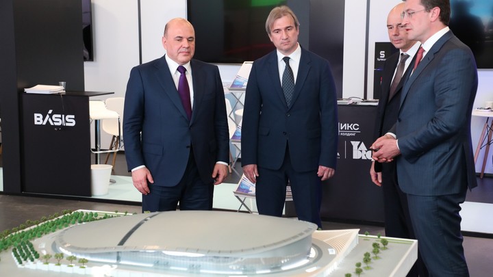 Мишустину представили макет нижегородского ледового дворца
