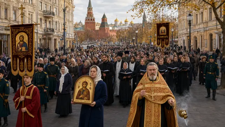 Общемосковский крестный ход соберет верующих у Храма Христа Спасителя