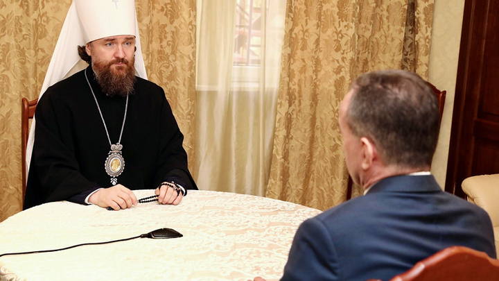 Губернатор Кубани поздравил митрополита Григория с днем тезоименитства