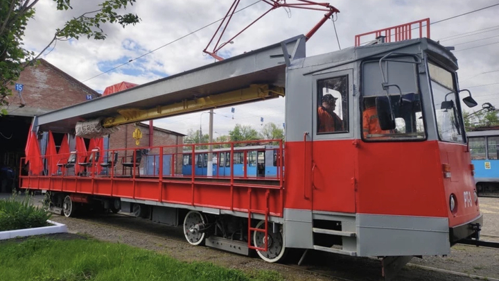 На улицы Краснодара 9 мая выйдет Трамвай Победы