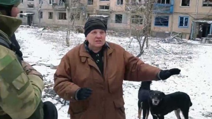 Жители освобождённой Авдеевки поблагодарили бойцов из Новосибирской области