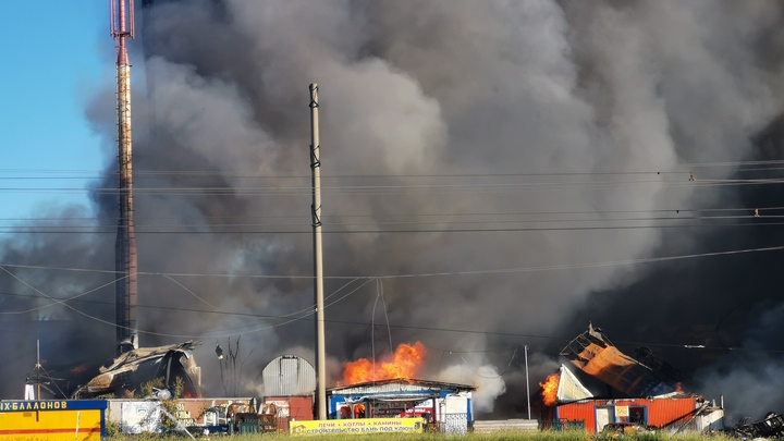 В Новосибирске разыскивают пострадавших при пожаре на газовой АЗС
