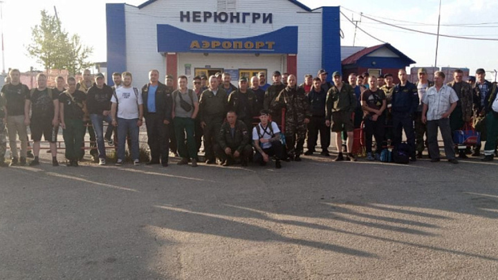 Пожарные из Архангельской области отправились на помощь Якутии тушить горящие леса