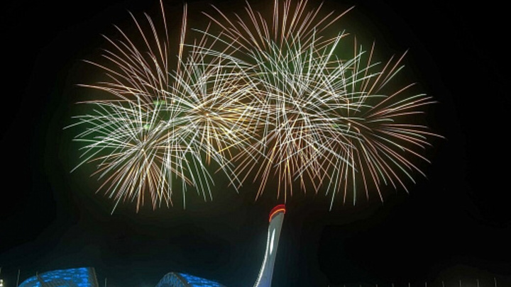 В Олимпийском парке Сочи с 18 июня стартует парад фейерверков