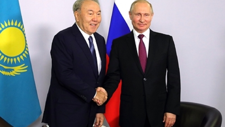 Путин дал высокую оценку идеям евразийской интеграции Назарбаева