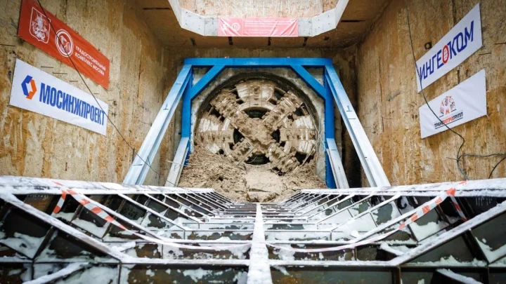 Андрей Воробьёв сообщил о завершении прокладки тоннелей к метро Липовая Роща