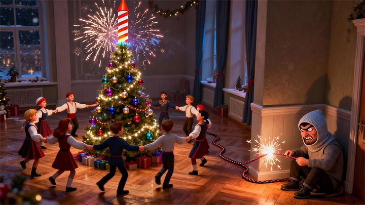 Никаких ёлок на Новый год. Бородач попытался прогнуть русских. Смелости придали большие дяди за спиной?