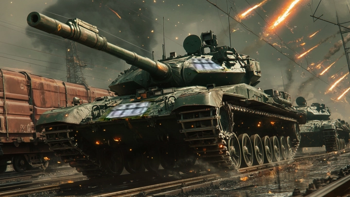 Один из самых современных в НАТО: ВС России захватили танк Leopard 2 - эвакуацию сняли на видео