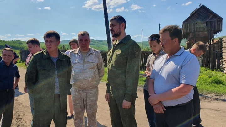 Александр Осипов проверил, как ликвидируют последствий паводков в районах Забайкалья