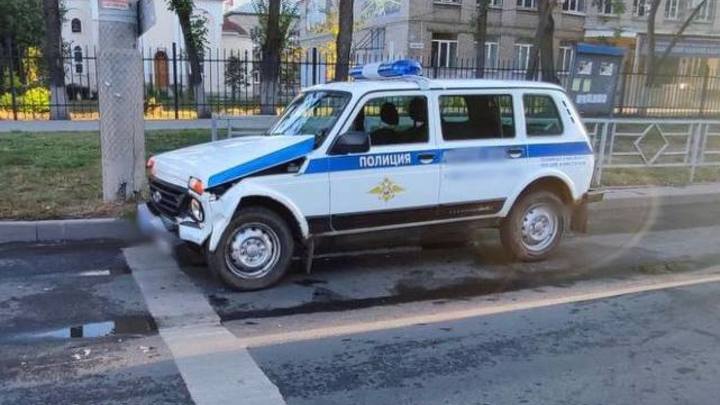 В Самаре утром 1 сентября произошло ДТП с полицейской машиной