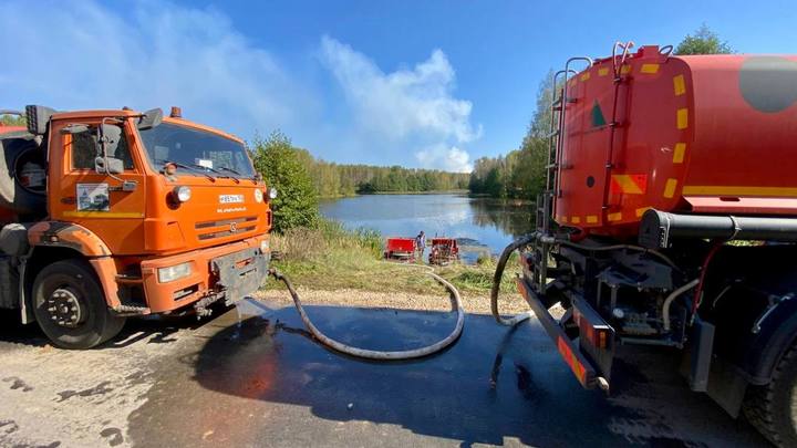 6 автоцистерн направлены из Нижнего Новгорода на тушение пожара под Городцом