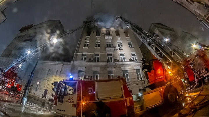 Источники опровергли версию о побеге дочери Башмета в день пожара на Никитском бульваре