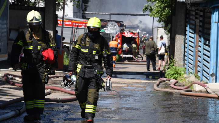 В Чите загорелся Центральный рынок