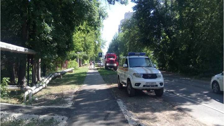 Во Владимире дети случайно подожгли заброшенное здание в Добром