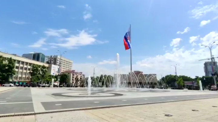 В Краснодаре заработали фонтаны