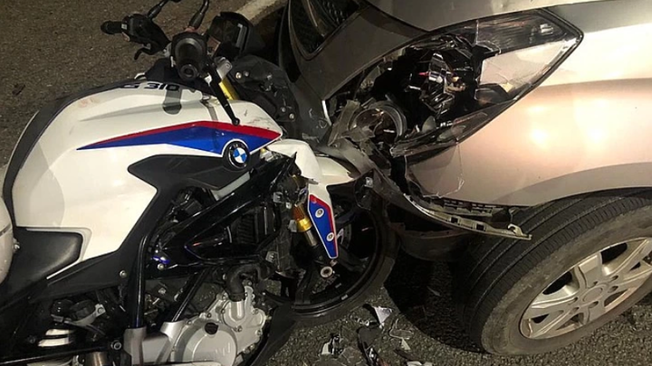 В Сочи в аварии пострадал подросток на мотоцикле