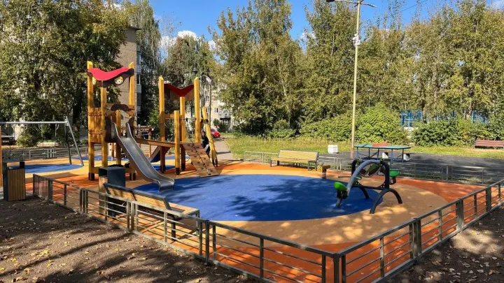 В Раменском округе обновлено 36 детских площадок из 41 запланированной