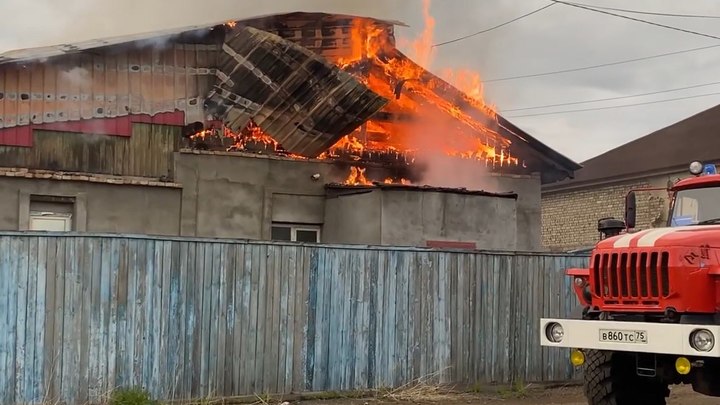 В Шилке сгорело подворье священника Тылькевича