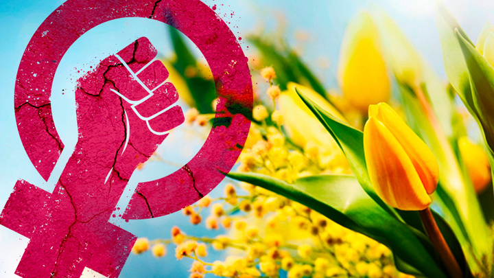 8 марта в соцсетях: Не феминистки, а детские утренники