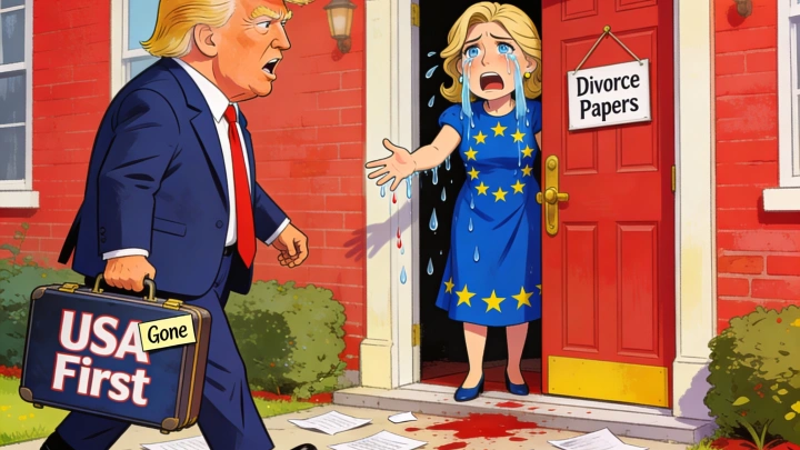 Американский папочка бросил Европу без алиментов: Трамп окончательно списал Старый Свет