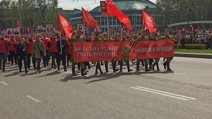 Полк в день победы