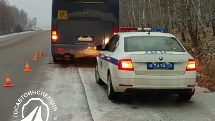 Автобус с 40-ка детьми попал в ДТП на Южном Урале