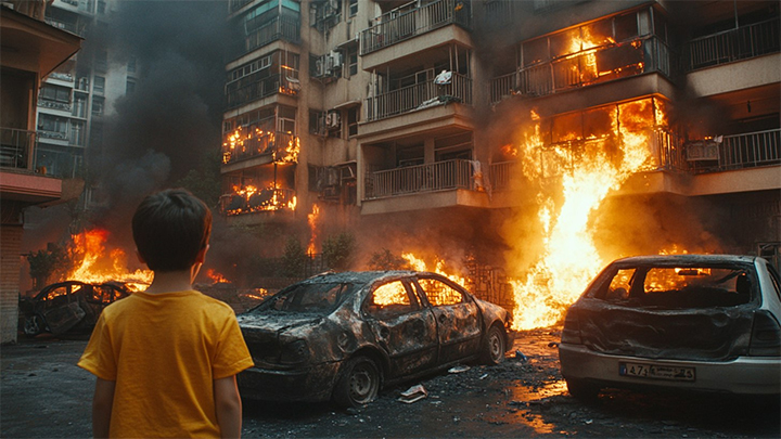 Допрашивают мигрантов: Кто превратил машины на московской парковке в горящие факелы