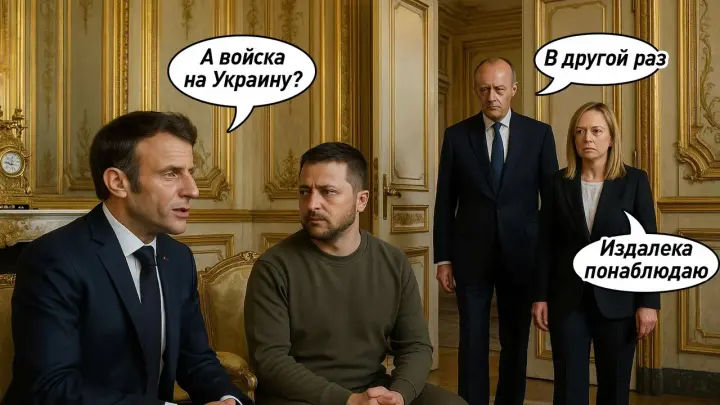 Макрон заявил, что провел телефонный разговор с Владимиром Зеленским