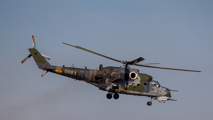 Вертолёт Ми-35 вынужденно сел в Сирии. Reuters похоронил русских пилотов раньше времени