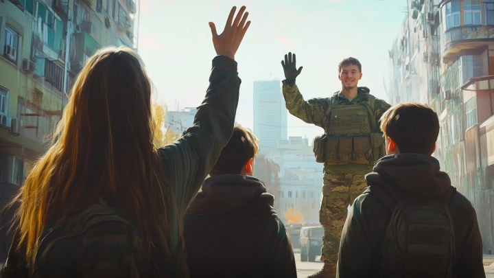 Под Харьковом уже всё решили. Жители приветствуют русских необычным способом