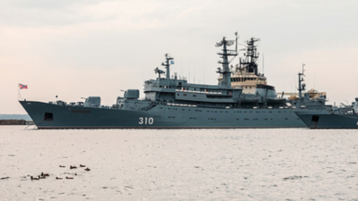 Военный кораль России прибыл на место крушения судна Ursa Major у берегов Испании