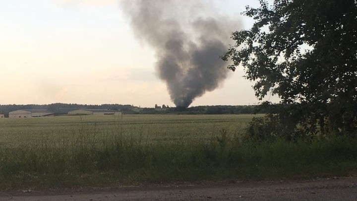 Под Петербургом разбился вертолет МИ-8