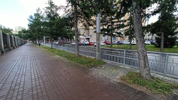Мэрия Новосибирска отказалась убирать ненужные заборы вдоль дорог города