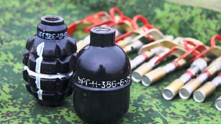 Жители Ивановки обнаружили гранату в урне