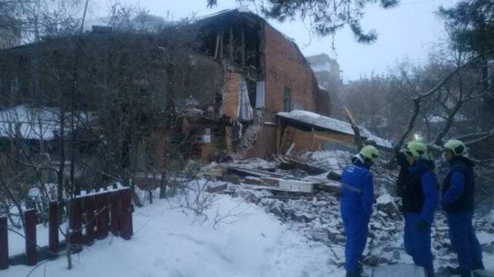 В Самаре ввели режим ЧС в связи с обрушением дома на улице Галактионовской