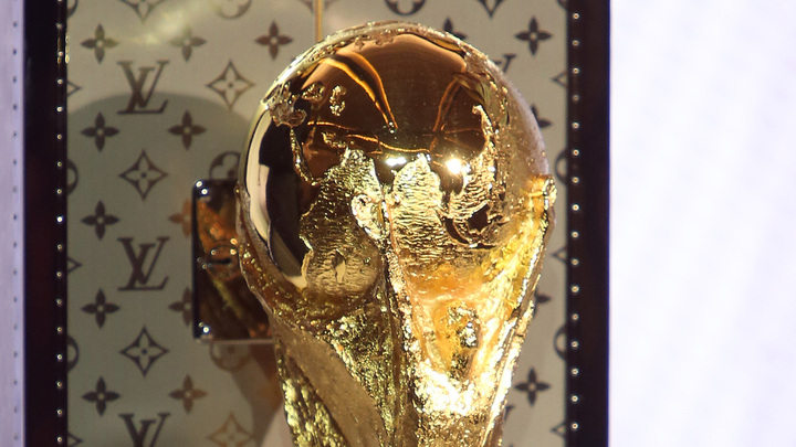 В Москву доставили футбольный Кубок мира