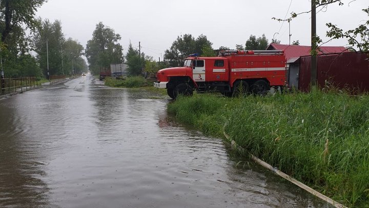 В Челябинской области посёлок оказался под водой