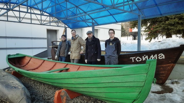 В музей передан старый карбас, найденный в деревне в Архангельской области