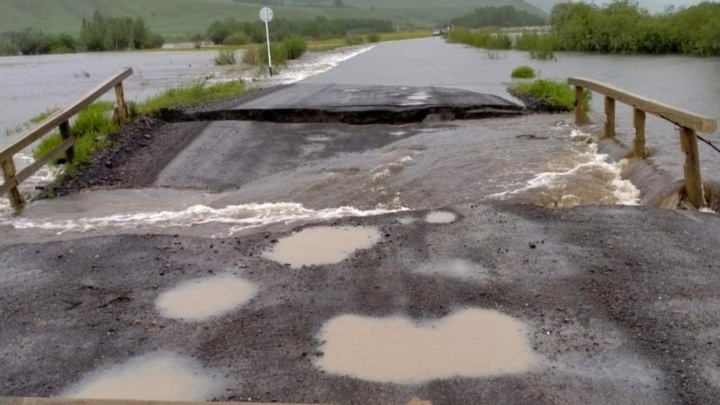 Большая вода отрезала шесть населенных пунктов в Нерчинском районе