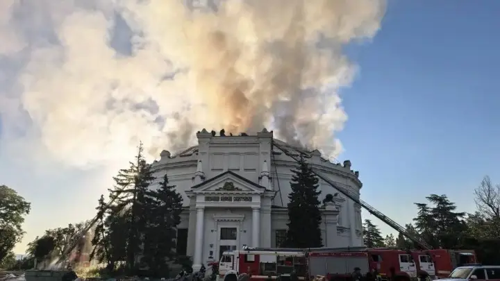 Фрагменты легендарной панорамы Севастополя второй раз уцелели при пожаре