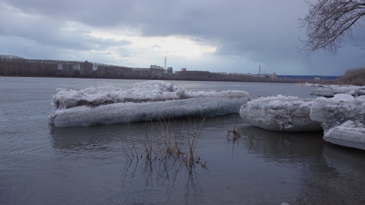 Уровень воды в кузбасских реках падает