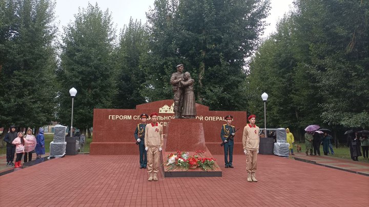 Открытие мемориального комплекса героям СВО прошло в Агинском