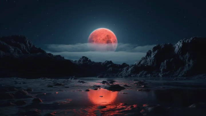 Розовая Луна: Первое весеннее полнолуние ожидается в выходные