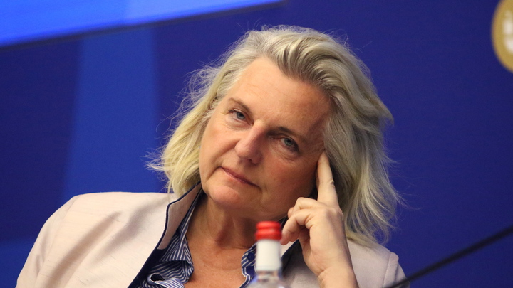 Экс-глава МИД Австрии воспользовалась Новогодней почтой на Дворцовой площади