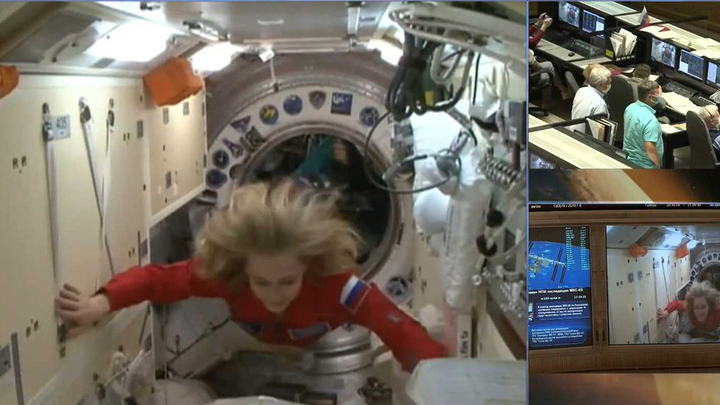 Фото киноэкипажа на МКС вызвало только один вопрос: Почему никто не посоветовал?