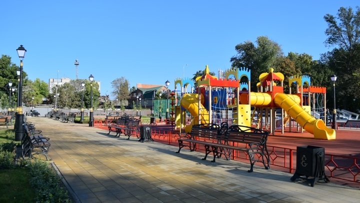 В Краснодаре завершили реконструкцию Вишняковского сквера