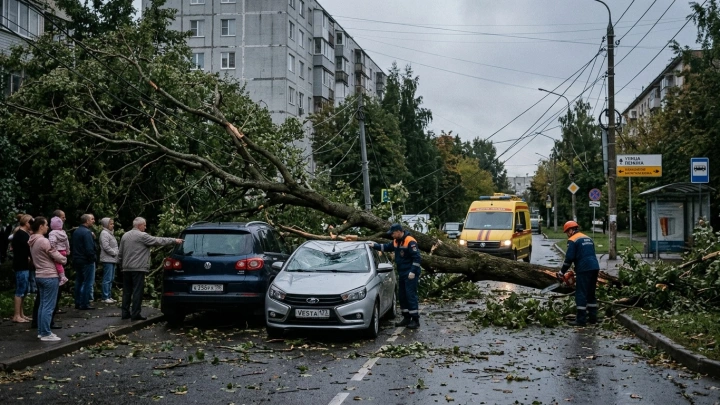 Три человека пострадали во время непогоды в Подмосковье